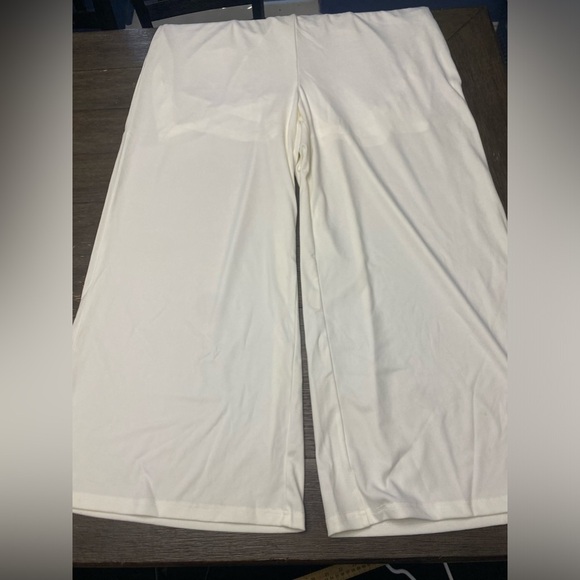 Off white Spaghetti Straps Shear Waist Jumpsuit Romper Plus Size 4X(20-22) - Picture 4 of 15